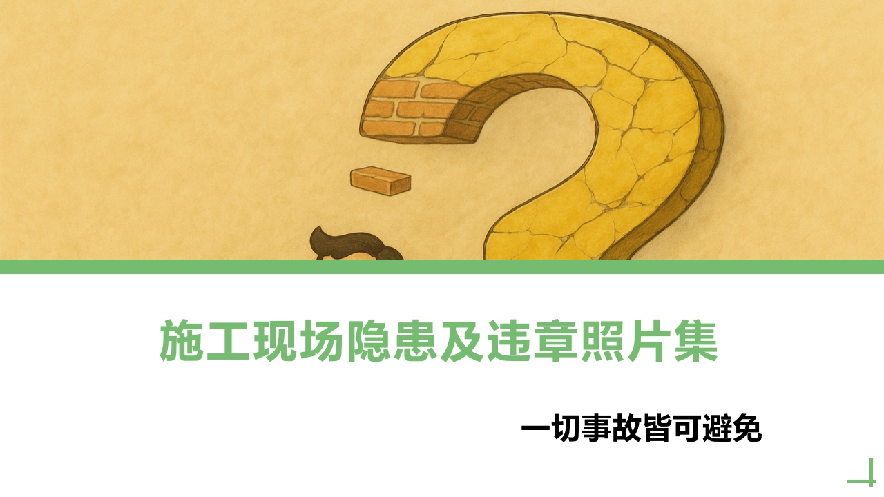 202507最新施工现场隐患及违章照片集丨93页-EHS文库网