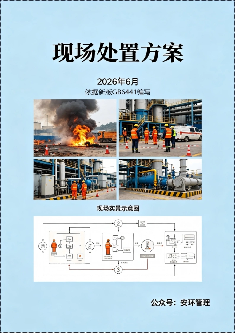 依据新版GB6441编写《现场处置方案》大全丨101页-EHS文库网
