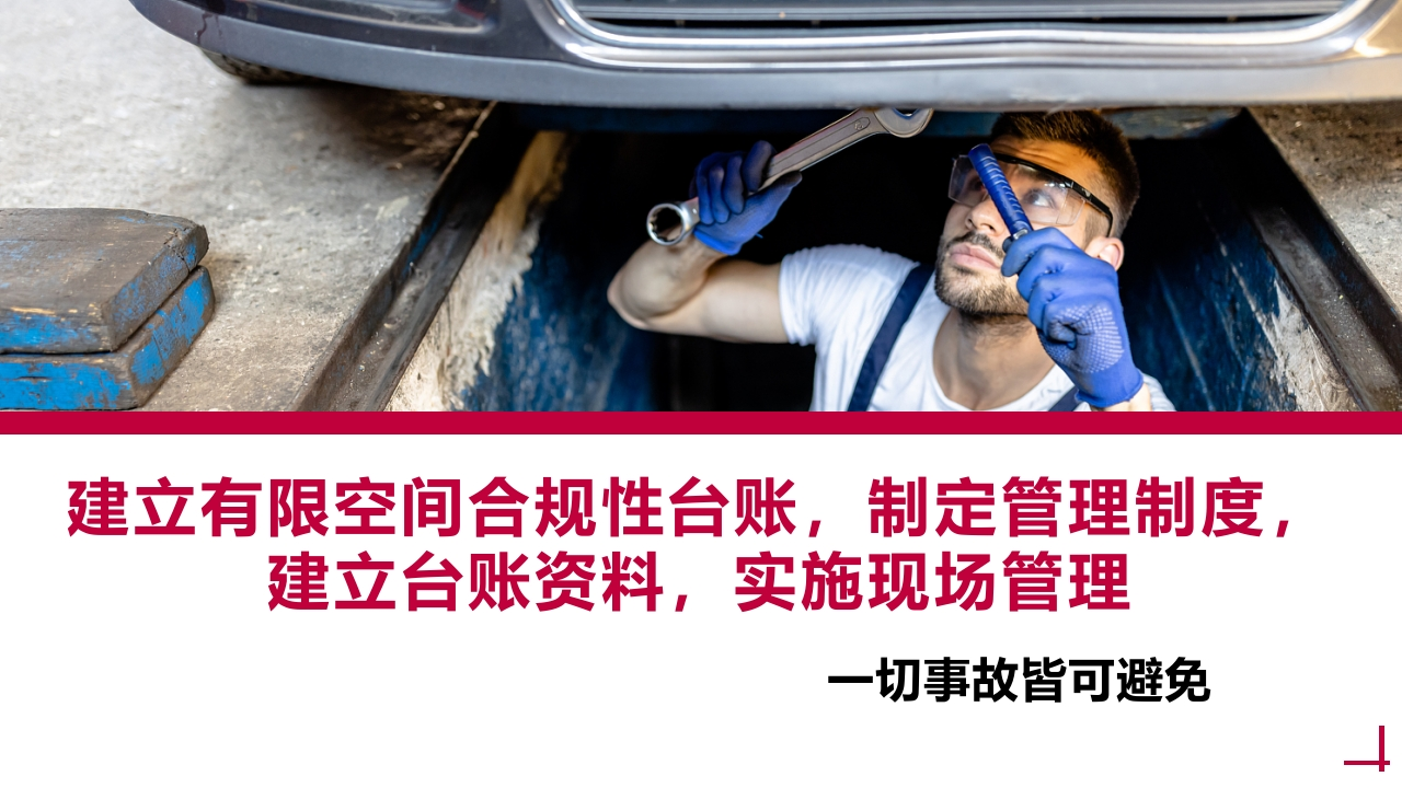 建立有限空间合规性台账，制定管理制度，建立台账资料，实施现场管理丨53页260507