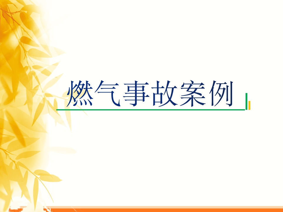 燃气事故案例学习（30页）-EHS文库网